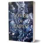 Book cover of 'Tower of Tempest' by Tee Harlowe with a mystical design.
