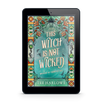 E-reader displaying the book cover of 'This Witch is Not Wicked' by Tee Harlowe on a white background