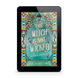 E-reader displaying the book cover of 'This Witch is Not Wicked' by Tee Harlowe on a white background