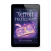 Ebook cover of 'Witch Fulfillment' on a tablet screen with a white background