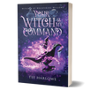 Book titled 'Your Witch is My Command' by Tee Harlowe with a purple cover featuring a witch and broom.